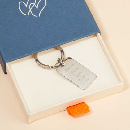 Porte-clés personnalisé Plaque army en acier merci maman