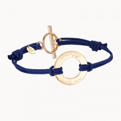 Bracciale Eternity personalizzato placcato oro merci maman