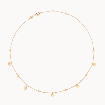 Collier Bohème personnalisé plaqué or merci maman