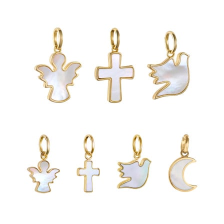 Kaufen Sie einen personalisierten Perlmutt Charm