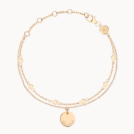 Bracelet personnalisé Double Chaîne
