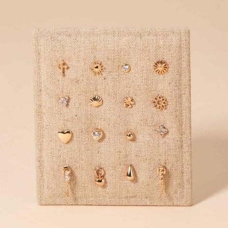 Ohrstecker vergoldet merci maman