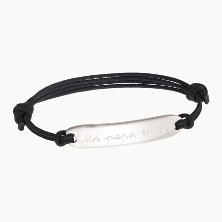 Men's Personalised Identity Bracelet sterling silver merci maman