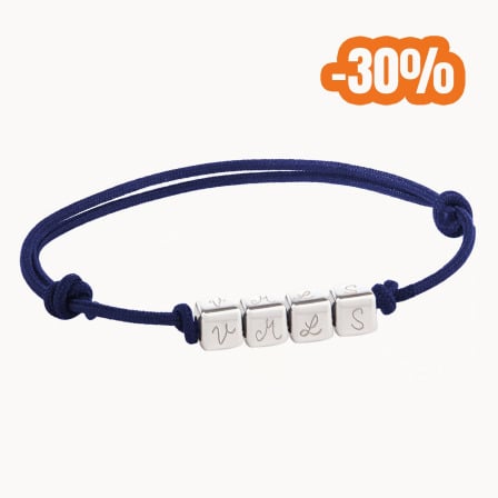 Men's Personalised Dice Bracelet sterling silver merci maman