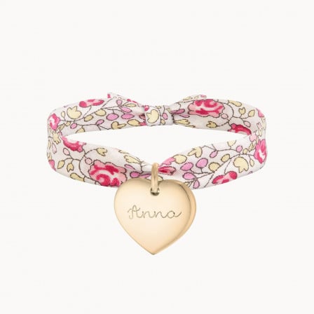 Personalised Liberty Bracelet gold plated merci maman