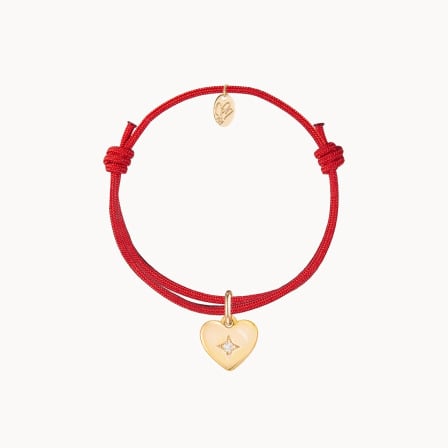 Personalised Mini Crystal Star Heart Bracelet