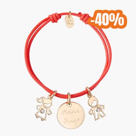 Personalised Crystal Mummy Bracelet gold plated merci maman