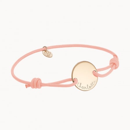 Personalisiertes Pastille Armband Patentochter vergoldet merci maman