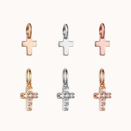 Buy a Mini Cross Charm Merci Maman