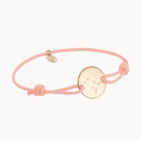 Bracelet personnalisé Constellation plaqué or merci maman