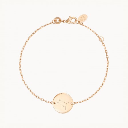 Bracelet personnalisé Constellation sur chaîne plaqué or merci maman