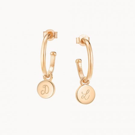 Boucles d'oreilles personnalisées Disque