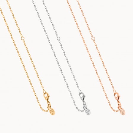 Chaîne Simple plaqué or merci maman