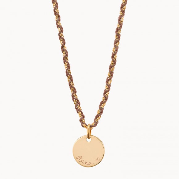 Personalised Braided Chain Necklace