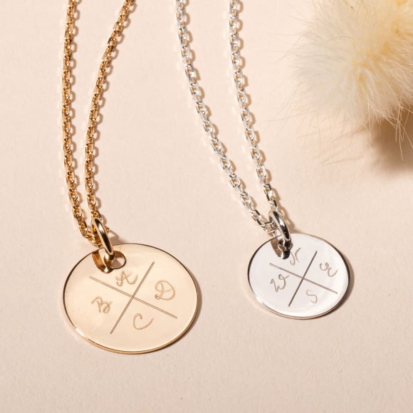 Collier personnalisé Rose des Vents