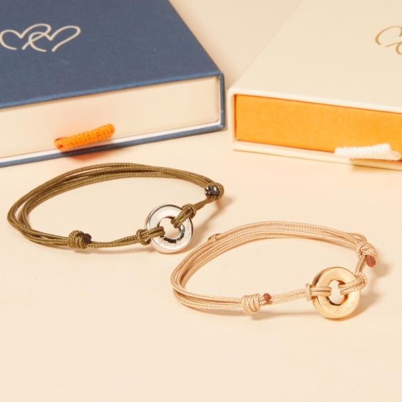 Jewellery For Couples Unity Bracelet gold plated merci maman