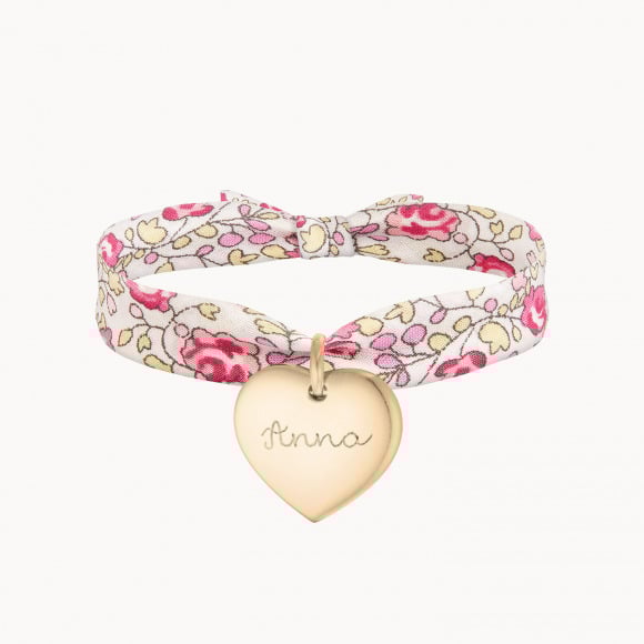 Personalised Liberty Bracelet gold plated merci maman
