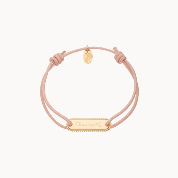 Bracciale personalizzato mini identity perlato  Merci Maman