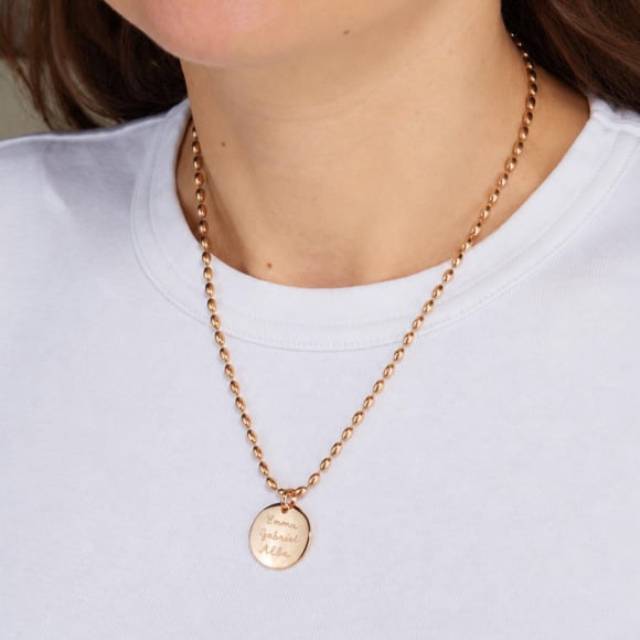 Personalisierte Olivenkette| Merci Maman