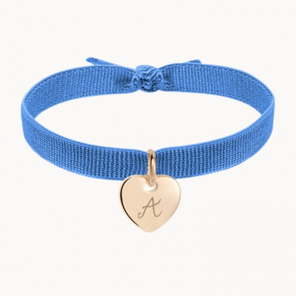 Personalised Stretchy Bracelet gold plated merci maman