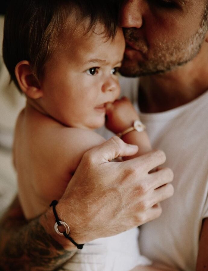 bracelet cible argent merci maman