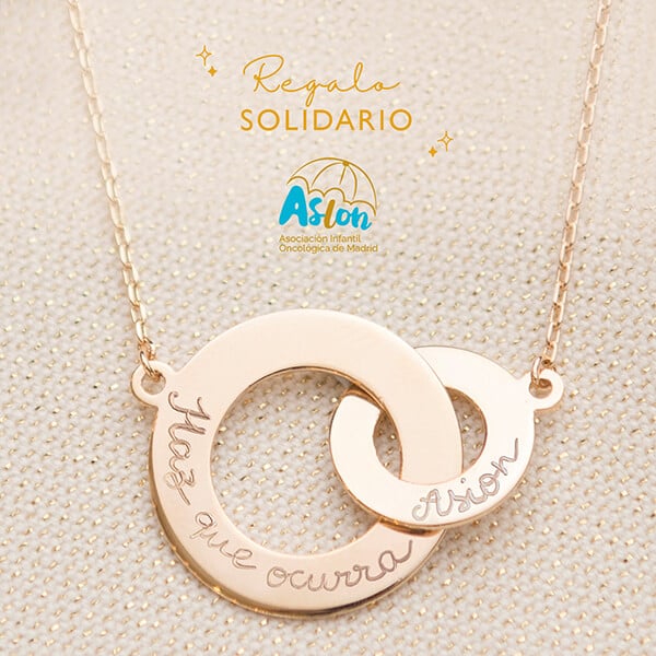 Merci Maman y ASION: esta Navidad, uno de nuestros collares viene con un mensaje aún más especial