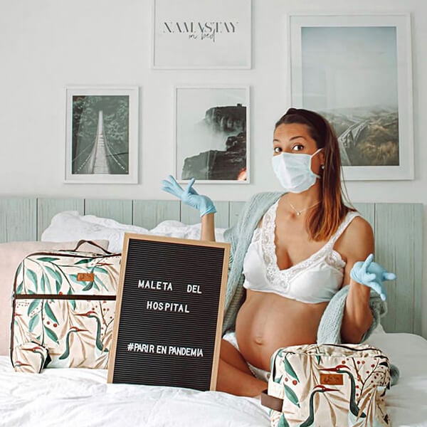 Una mamá de parto en pandemia: Sara Gutiérrez, de @saraguchi84