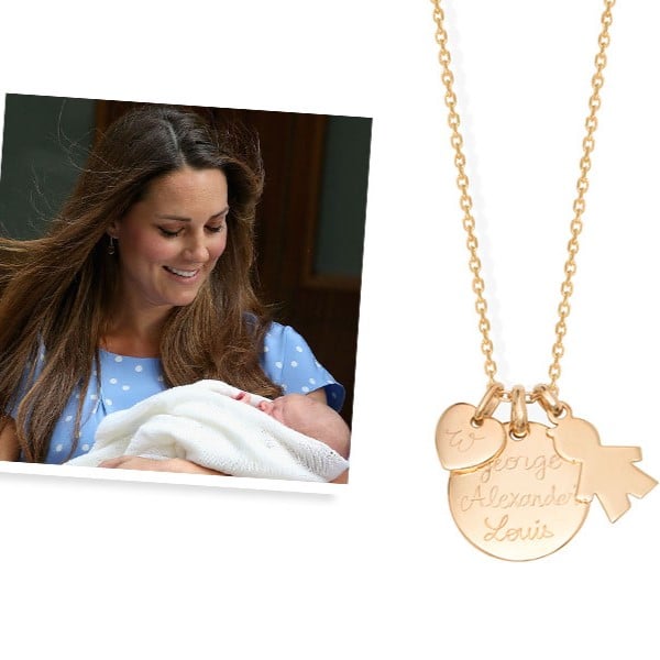 Our Personalised Necklace Spotted on The Duchess of Cambridge