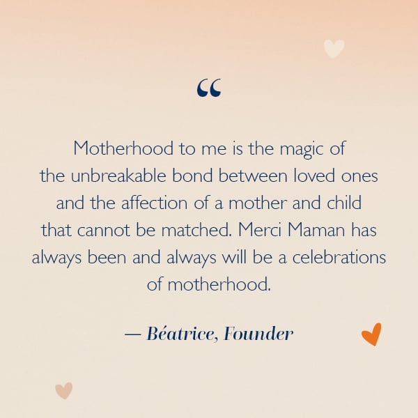Merci Maman celebrates motherhood with touching testimonials