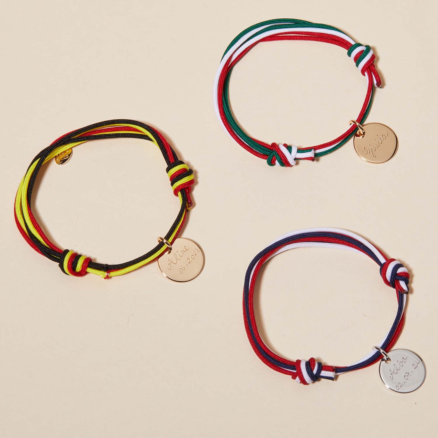Bracciale Oro Donna Made By Nami, In Acciaio Chirurgico 316, Con Piume, Regolabile, Impermeabile, Boho - 2