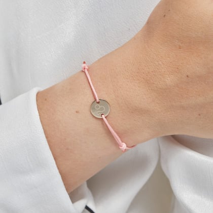 Personalised Zodiac Bracelet gold plated merci maman