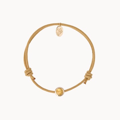 Pulsera personalizada con piedra de nacimiento e inicial baño de oro merci maman