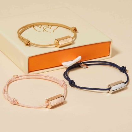 Bracciale di Nascita Personalizzato placcato in oro merci maman