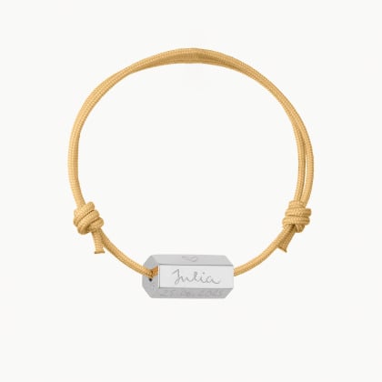 Bracciale di Nascita Personalizzato uomo agento sterling merci maman