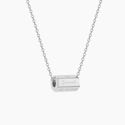 Personalisierte Halskette zur Geburt für Männer sterlingsilber merci maman