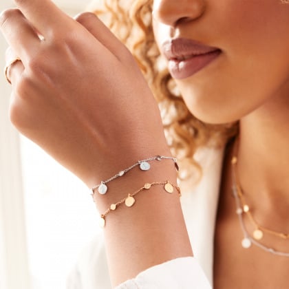 Bracelet Bohème personnalisé plaqué or merci maman