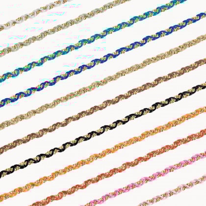 Collana personalizzata con Nome su catena intrecciata