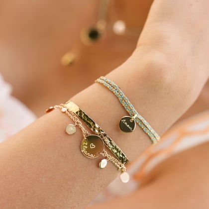 Personalised Braided Chain Bracelet