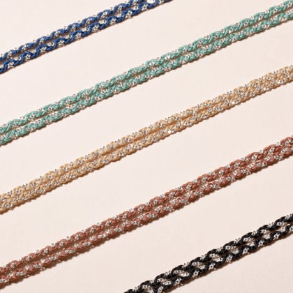 Collier chaîne tressée personnalisé