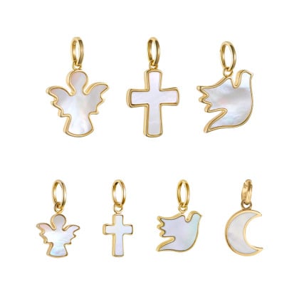 Achetez votre Charm Nacre personnalisé merci maman