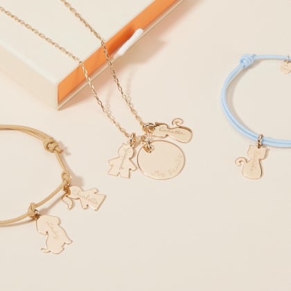 Bracelet personnalisé Chat & Chien| Merci Maman