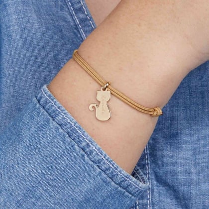 Bracelet personnalisé Chat & Chien| Merci Maman