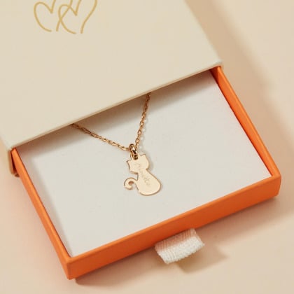 Collier personnalisé Chat & Chien| Merci Maman