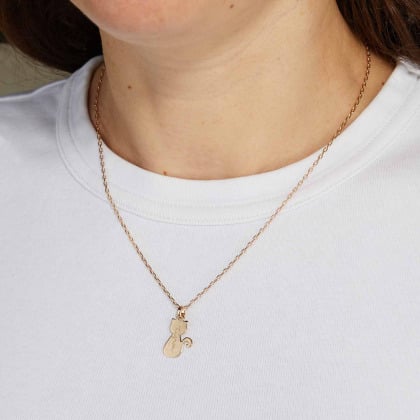 Collier personnalisé Chat & Chien| Merci Maman