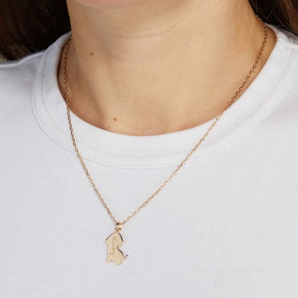 Collier personnalisé Chat & Chien| Merci Maman