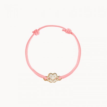 Braccialetto personalizzato con nuvola per bambini merci maman