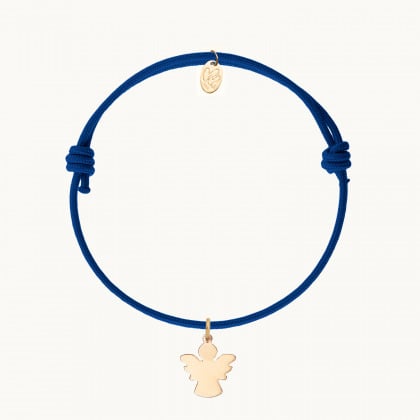 Pulsera de bautismo o primera comunión personalizada baño oro merci maman