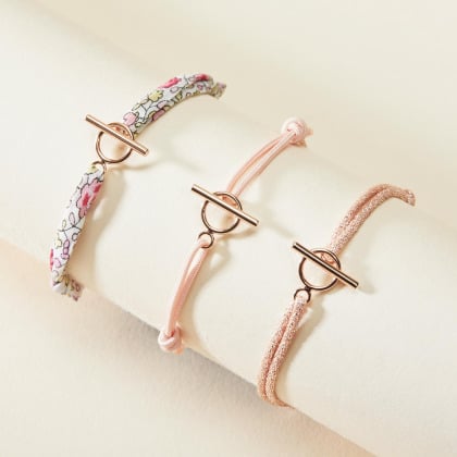 T-Bar Bracelet gold plated merci maman