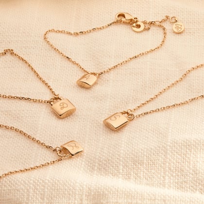 Collier Cadenas personnalisé plaqué or merci maman