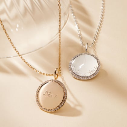 Collier personnalisé Signature Cristal